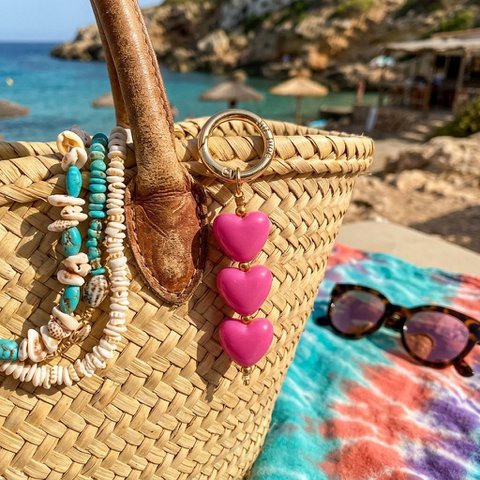 Tasbedel Isla hearts pink