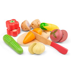 Wooden Vegetable Cutting Set in Storage Box