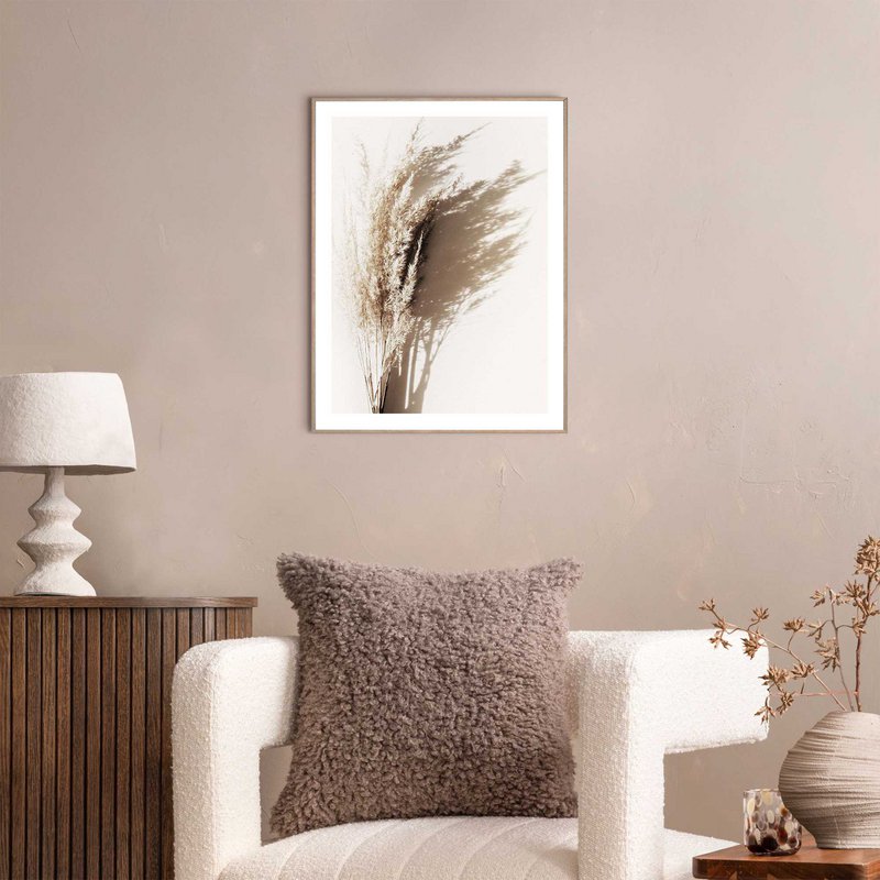 Gerahmtes Bild Slim Frame Sonniges Gras 40x30