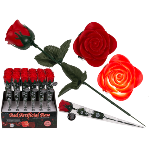 Vernetzter Vergnügen - OB018 - LED Rose - 33x4cm