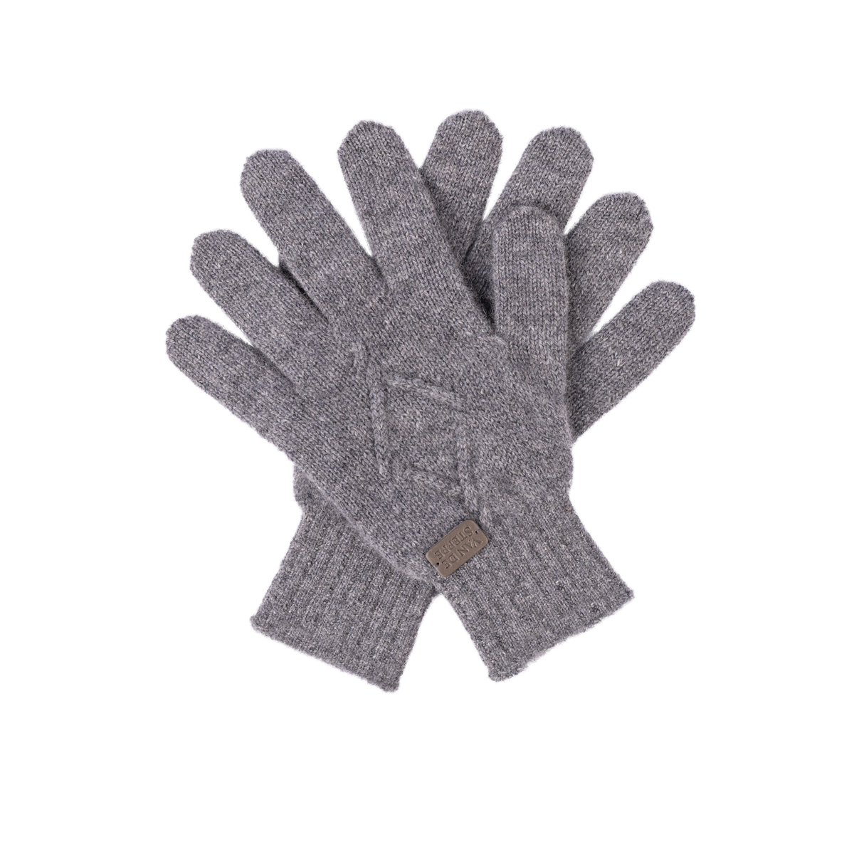 Spade Knit Cashmere Gloves