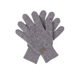 Spade Knit Cashmere Gloves