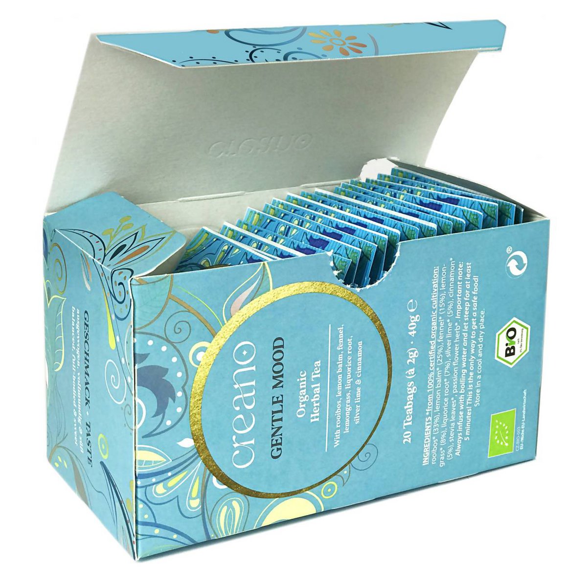 20er Pack Bio-Teebeutel Sanfte-Stimmung