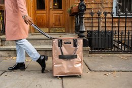 Hulkenbag Grande rosegold con copertura build