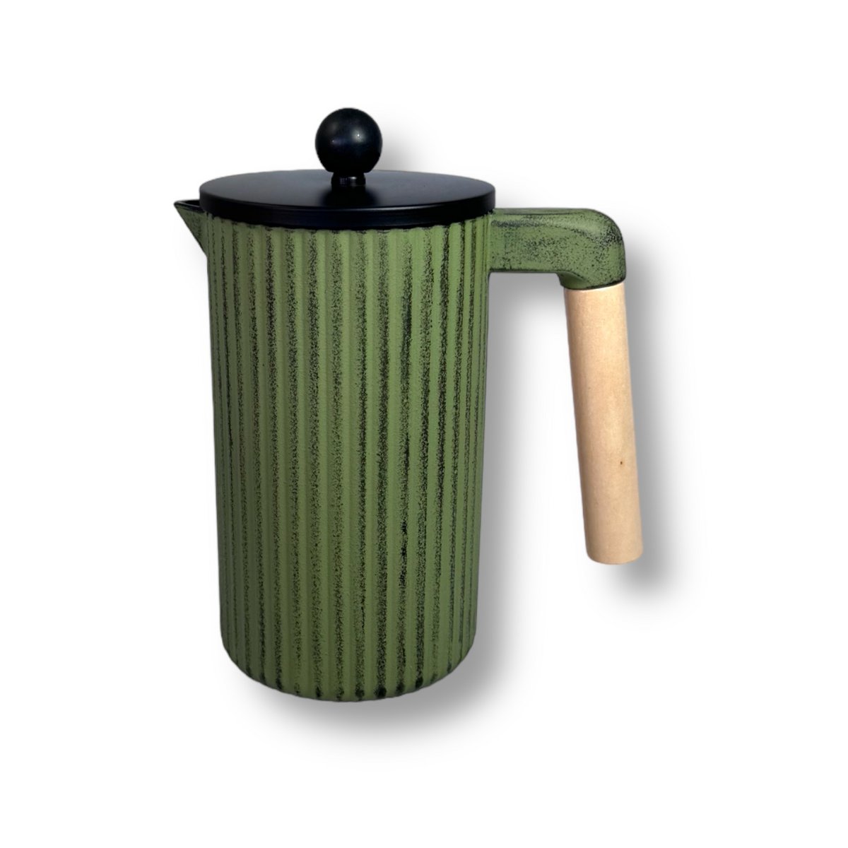 Kohimeka Frenchpress aus Gusseisen – 1,0 l emailliert