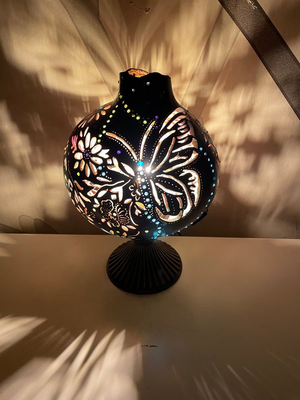 Lampa Z Tykwy - Wiosna