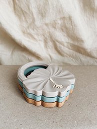 Hibiscus Teether, leo and lea, Teething Rattle, 4 different colors