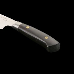 KATAHIRO KUBOTA Sense 7 inch Santokumesser aus Damast und Ebenholzgriff