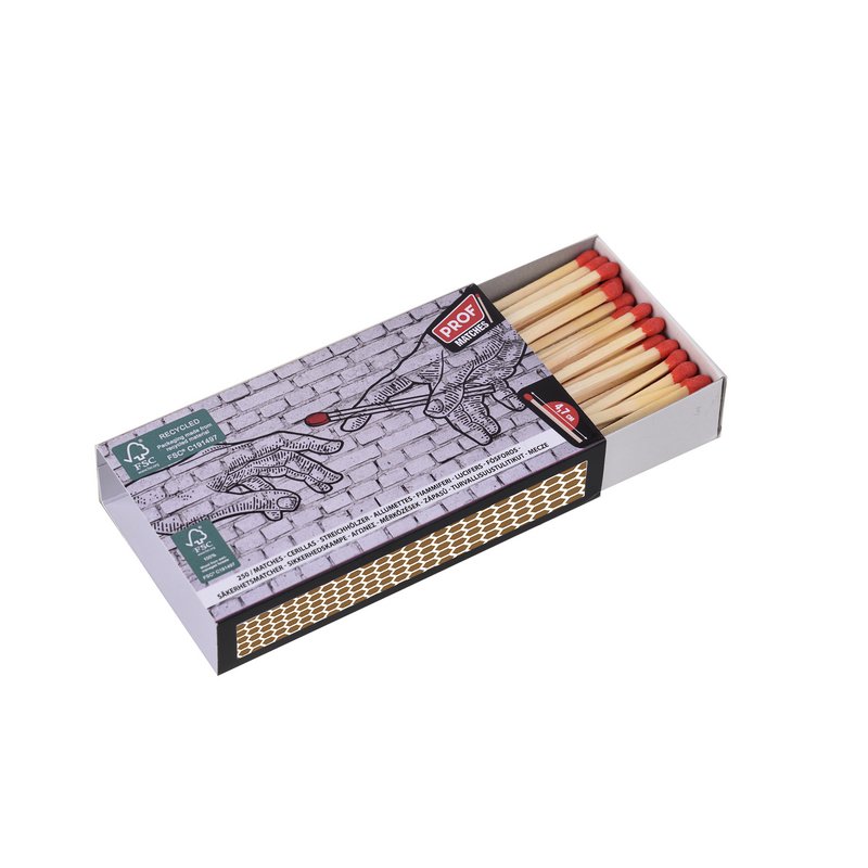 Set of 3 match boxes 47mm x 3 x 240 PROF