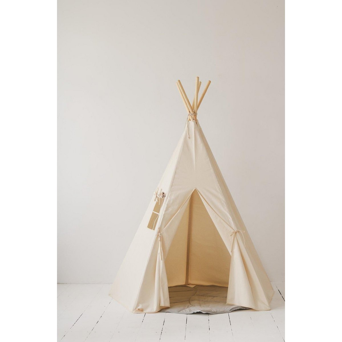 Tipi- und Mattenset „Beige“
