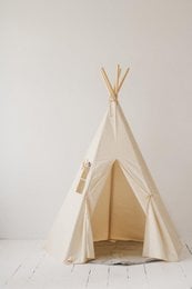 Tipi- und Mattenset „Beige“