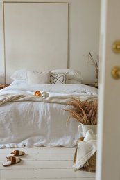 White Linen Duvet Cover