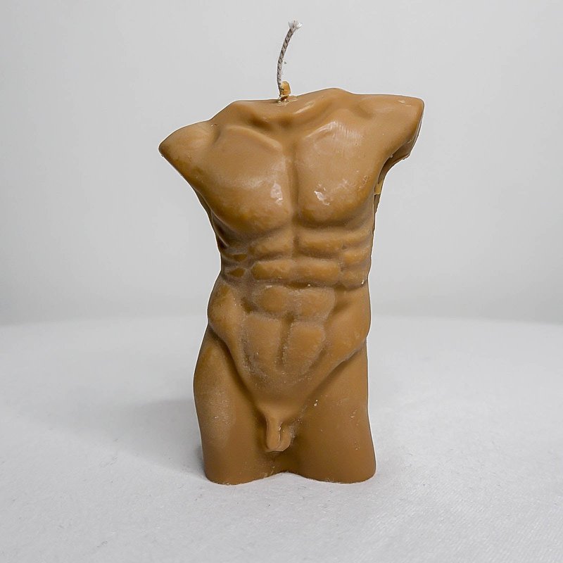 Amari men torso candle