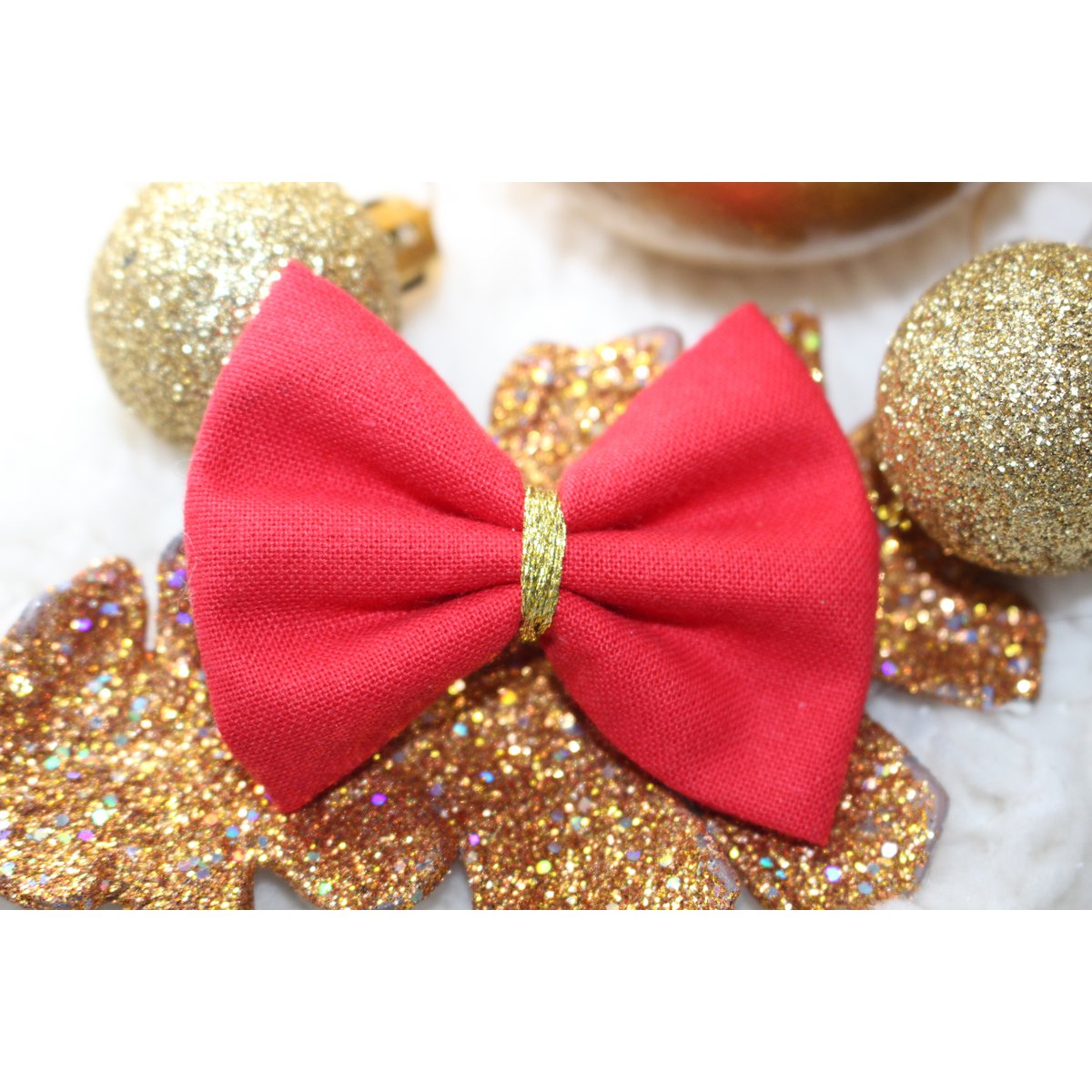 Christmas barrette Christmas red collection