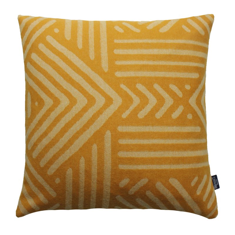 Housse de coussin MAORI ocre