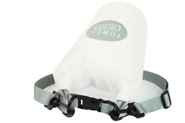 SERVIETTE TO GO Roll N Go Sac Sec 5L | Sac de Surf Transparent imperméable pour Piscine de Plage | Gris