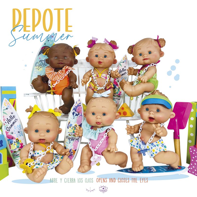 PEPOTE SUMMER DISPLAY DOLL 8 UNITS