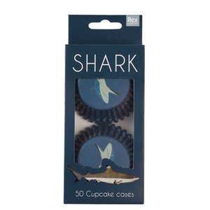Cupcake-Förmchen (50er-Pack) – Haie