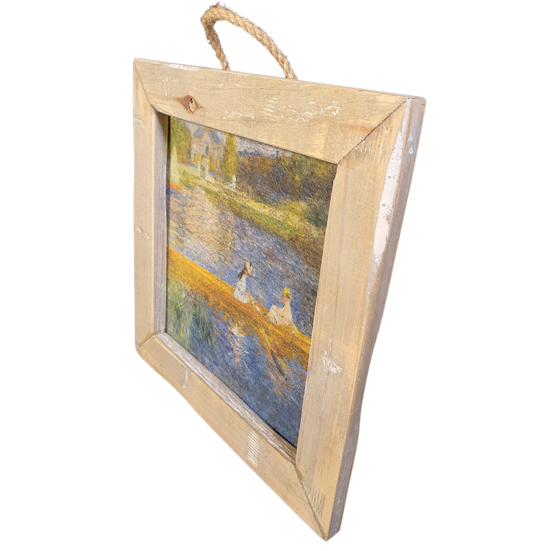 wooden tile old dutch Renoir the skiff