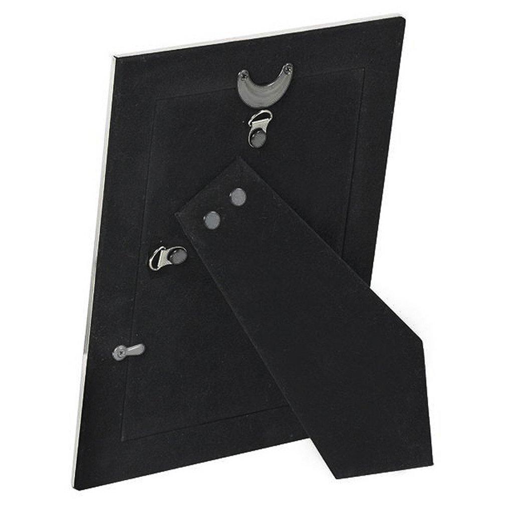 EDZARD photo frame Pavia for photo 13 x 18 cm, noble silver-plated, tarnish-protected, with 2 hangers