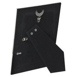 EDZARD photo frame Pavia for photo 13 x 18 cm, noble silver-plated, tarnish-protected, with 2 hangers