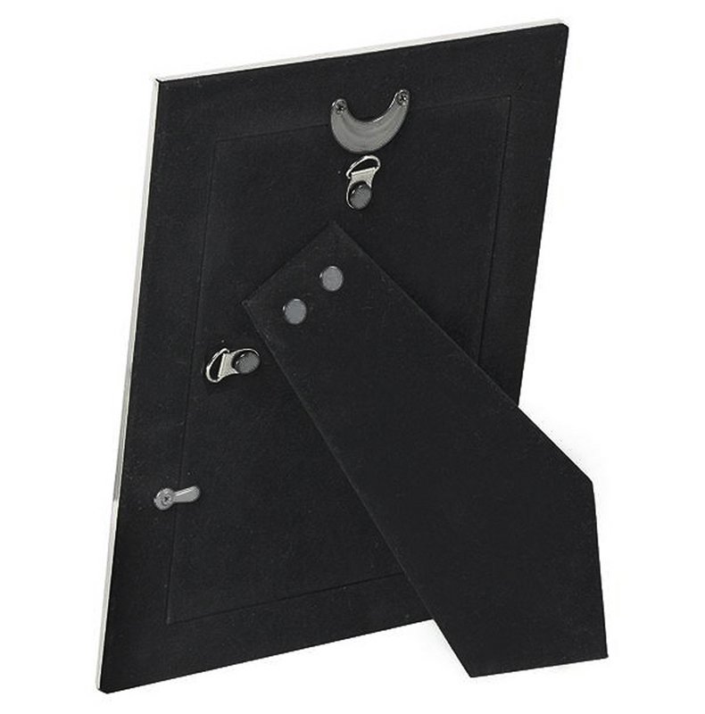 EDZARD photo frame Pavia for photo 13 x 18 cm, noble silver-plated, tarnish-protected, with 2 hangers