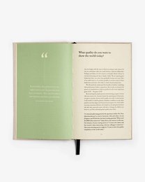 The Three Spørgsmål Journal Green - Daily Guided Wellbeing