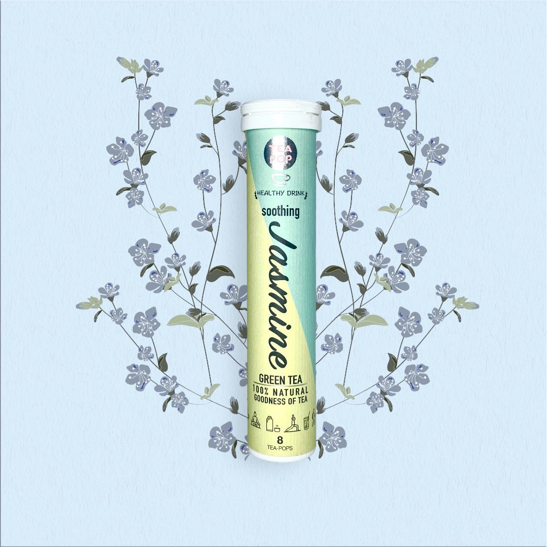Jasmine Green Tea-Pop, schnell gebrühter Gourmet-Tee (8-Tuben-Tablett)