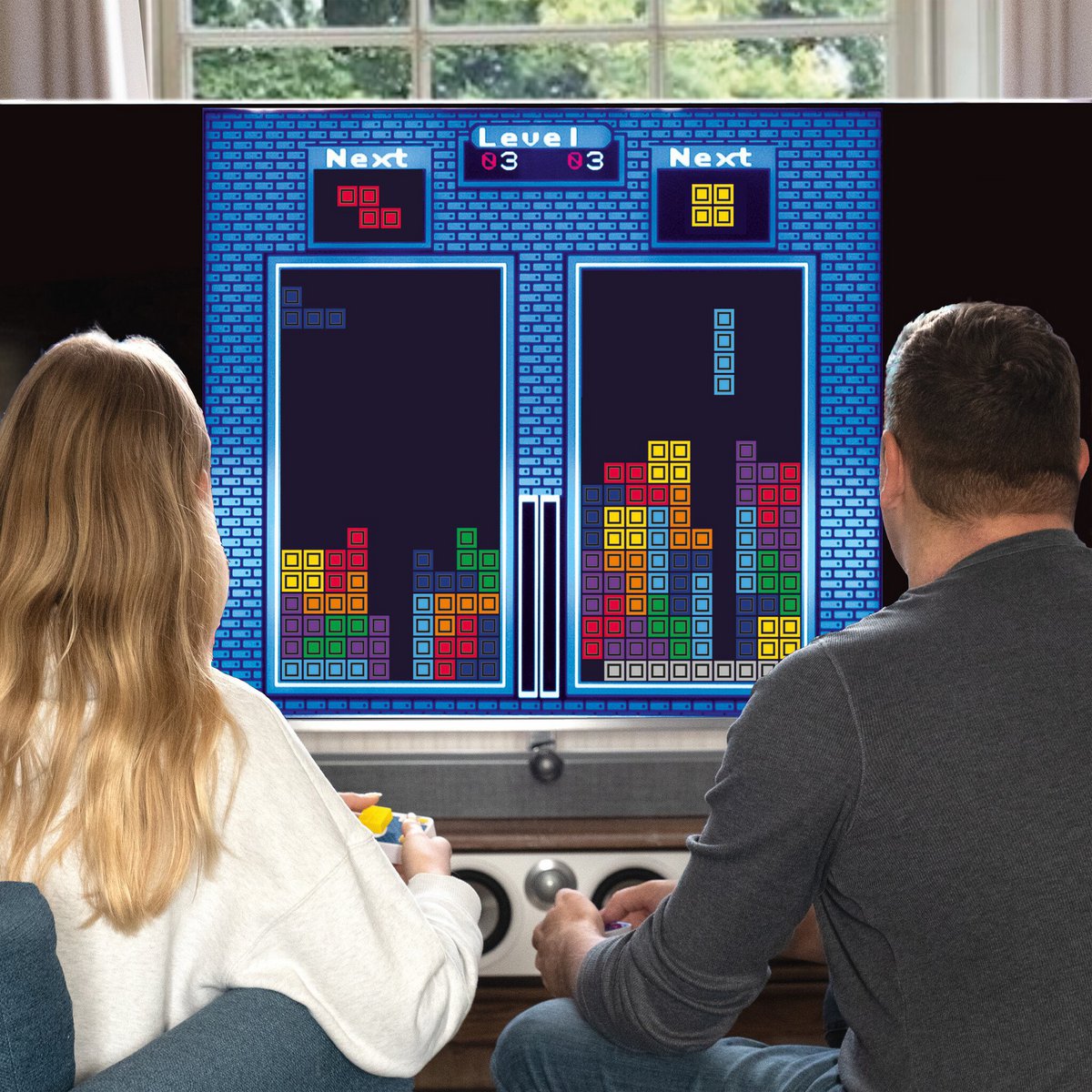 Tetris Duel - tv plug & play - 2 wireless controllers