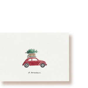 Oh Christmas tree beetle | postcard