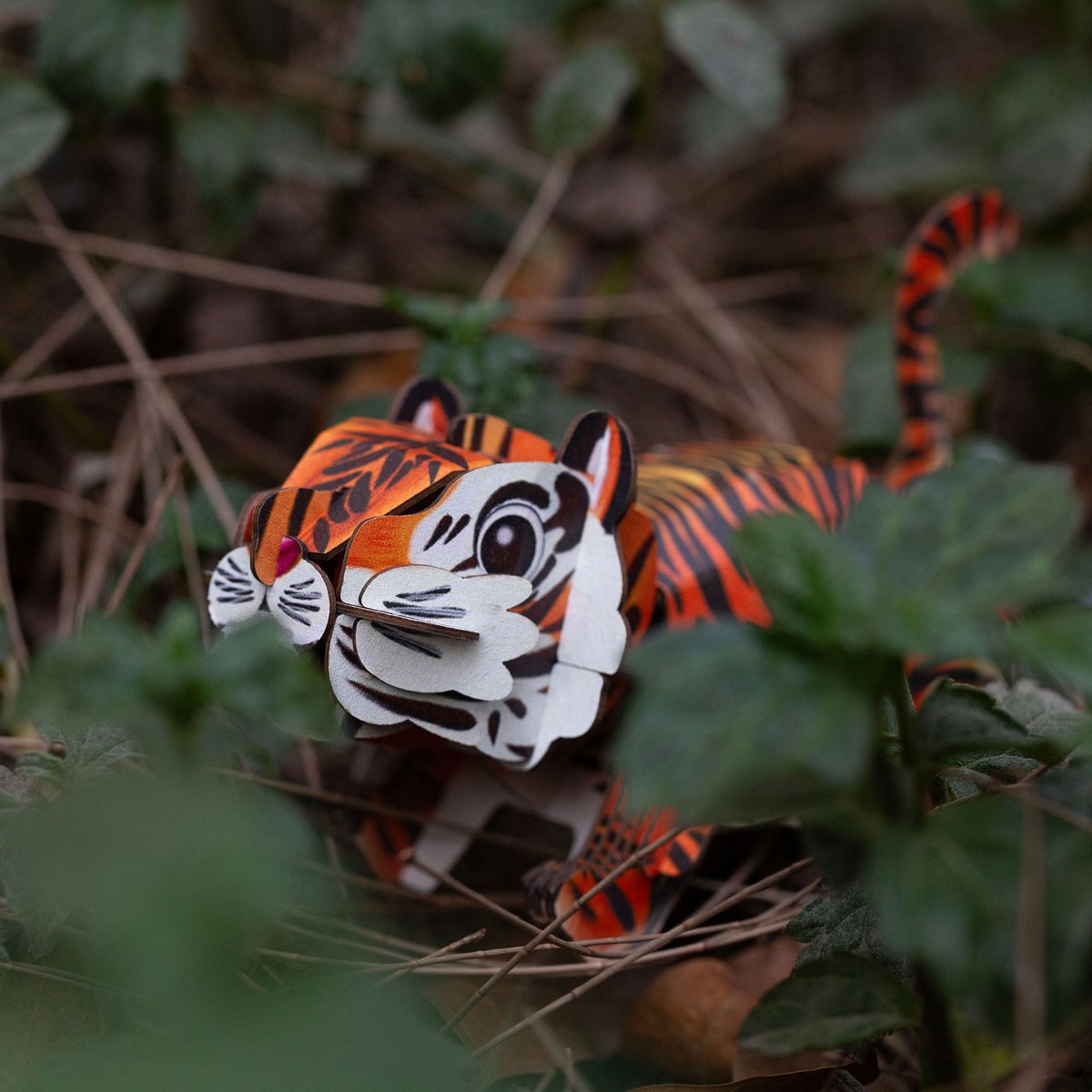 Mieredu - 3D Puzzel Build And Sound - Tijger