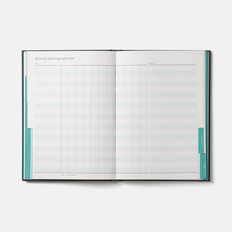 Journal de jardin - Allemand