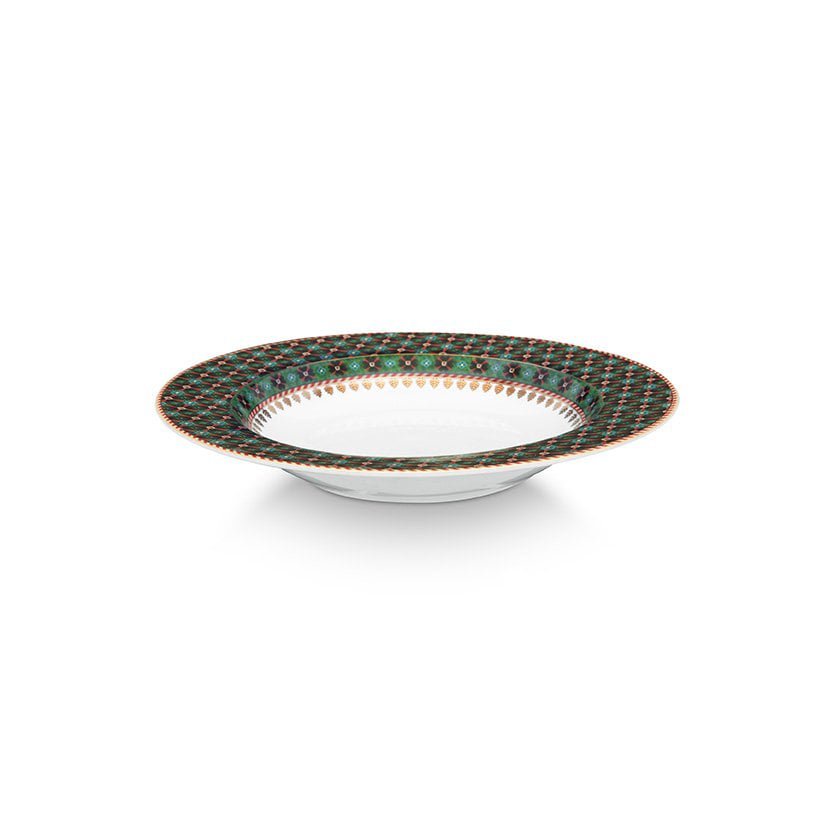 Deep Plate Clover Green 21.5cm