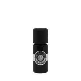 Silver and black beard oil in a travel-sized bottle. Conditions and softens facial hair.