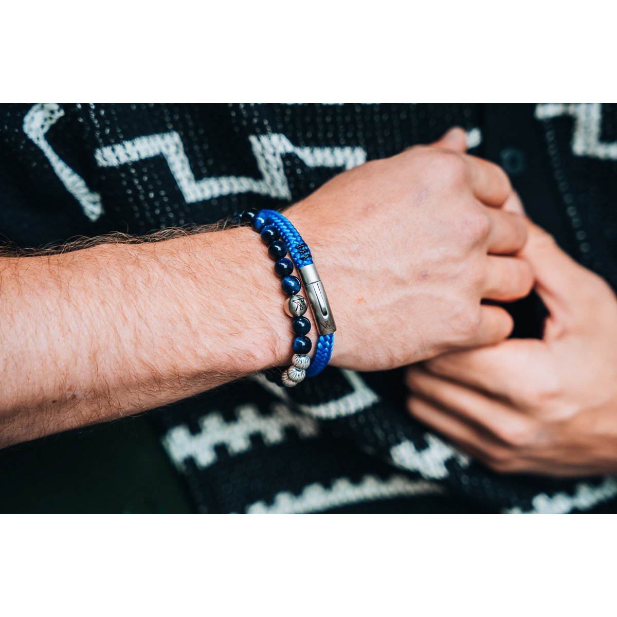 Seilarmband 6mm - Ruyter-Kollektion | Ausgabe schwarz