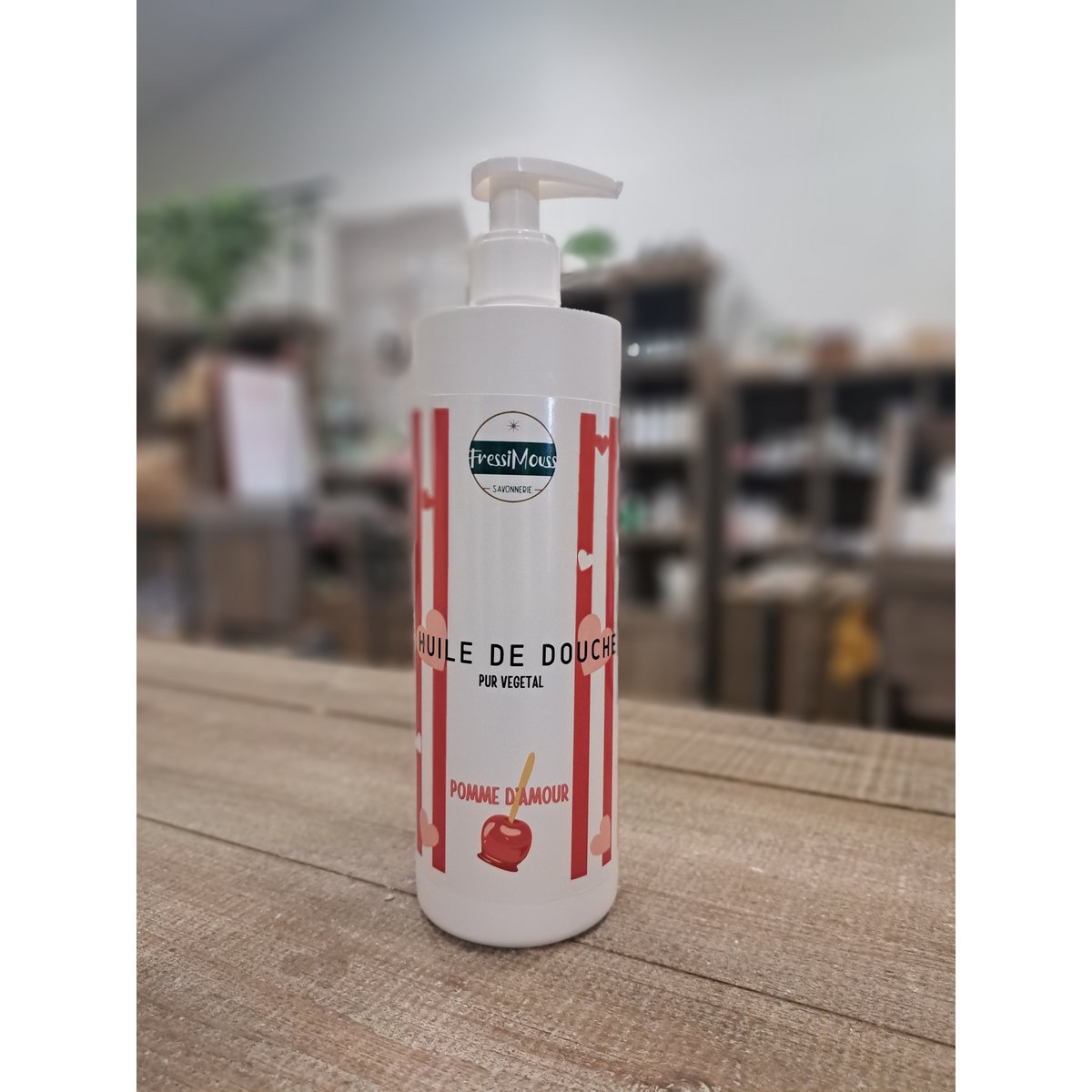 Superfatted shower oil
