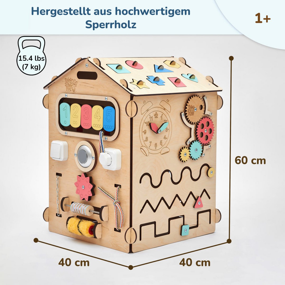 BusyBoard sensory playhouse - Natura