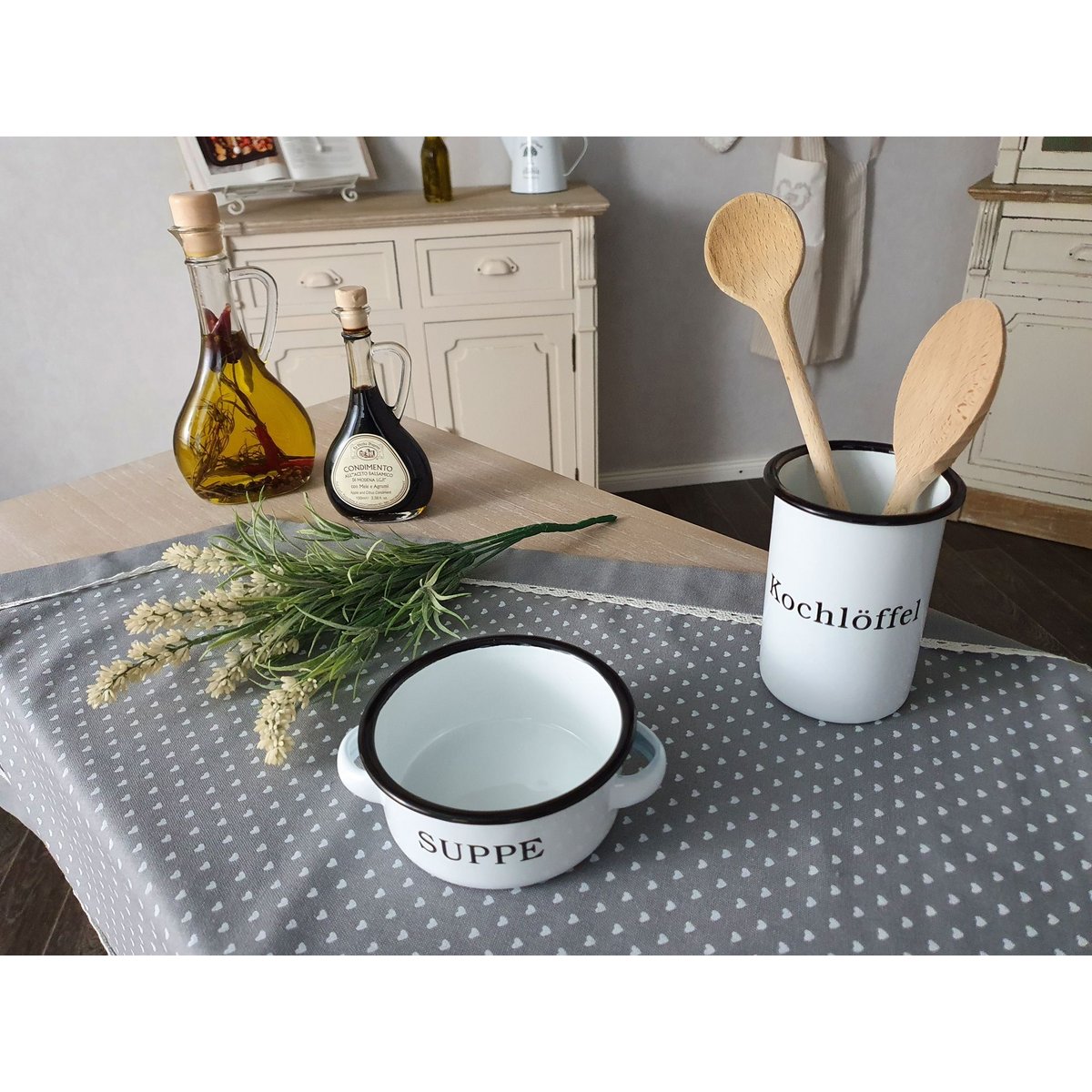 Kochl”ffeltopf aus Emaille