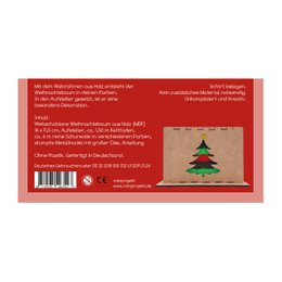 Håndværkssæt til vævning af juletræ