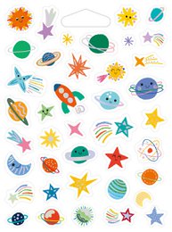 Mini livre de coloriage - Espace