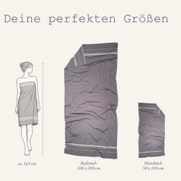 Ecobain håndklæde "New Classic" | Sailors Dream (benzin)