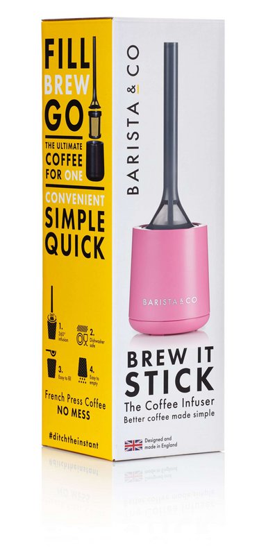 Barista & Co - Brew It Stick Coffee and Tea Infuser - Pink