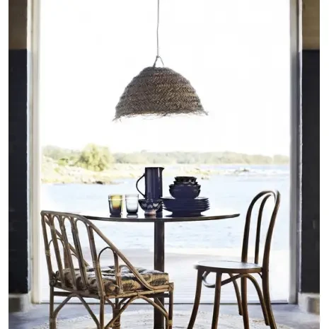 MARRAKECH pendant light in natural fiber