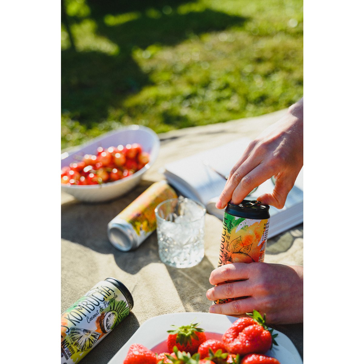 Rudys Alive Passion Fruit & Mango Kombucha (24x330ml)