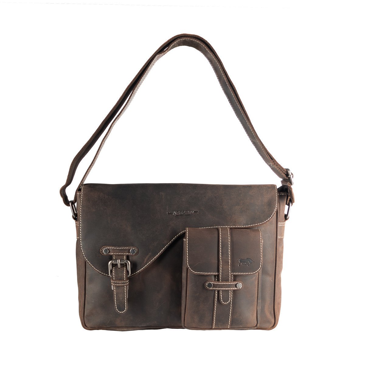 Umhängetasche Damen - Umhängetasche Herren - Umhängetasche Leder - Briefträgertasche Leder - 3 verschiedene Lederfarben