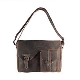 Umhängetasche Damen - Umhängetasche Herren - Umhängetasche Leder - Briefträgertasche Leder - 3 verschiedene Lederfarben