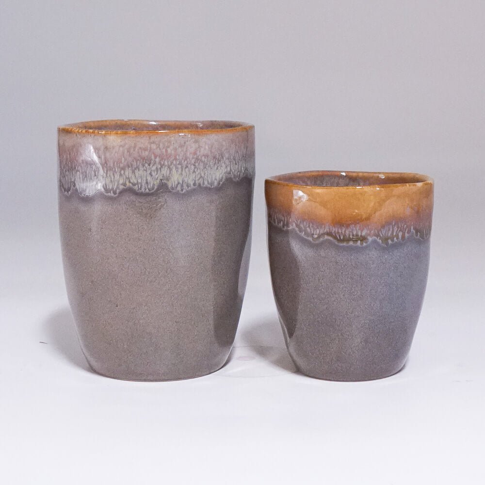 Stoneware Espressobecher dunkelgrau