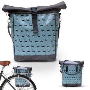 Fietspocket voor bagage rack zadeltas pack tas, met een riem om op te hangen, waterdicht - Avestruz