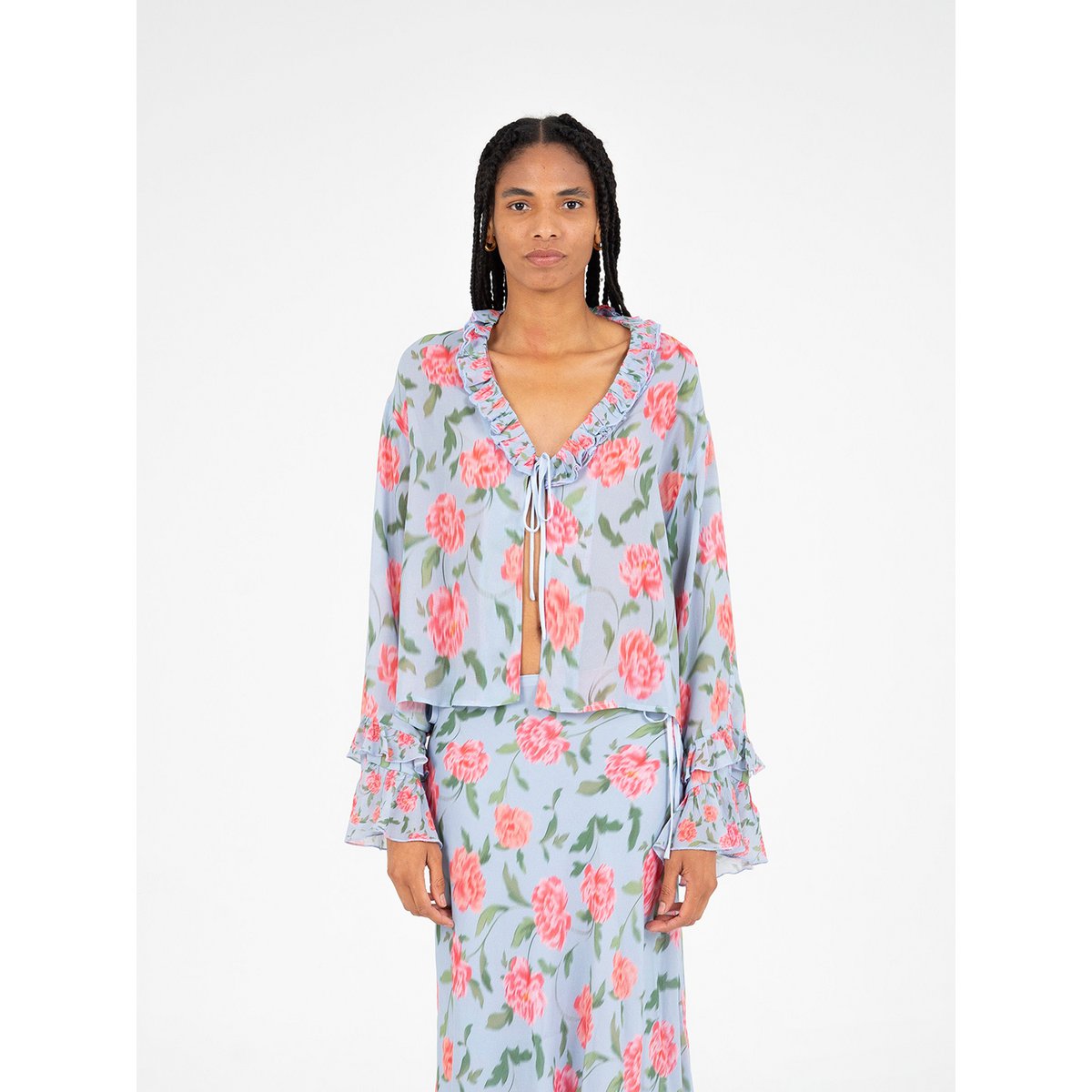 Floralis Floral Print Top