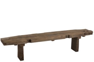 J-Line Brut sofa - recycled wood - brown